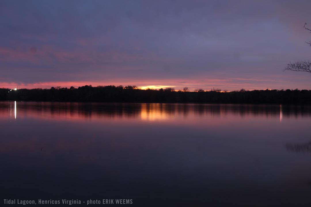 Sunset over the Tidal Lagoon in Chesterfield Sunset over the Tidal Lagoon in Chesterfield