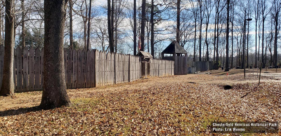 Stockade at Henricus Historical Park Stockade at Henricus Historical Park